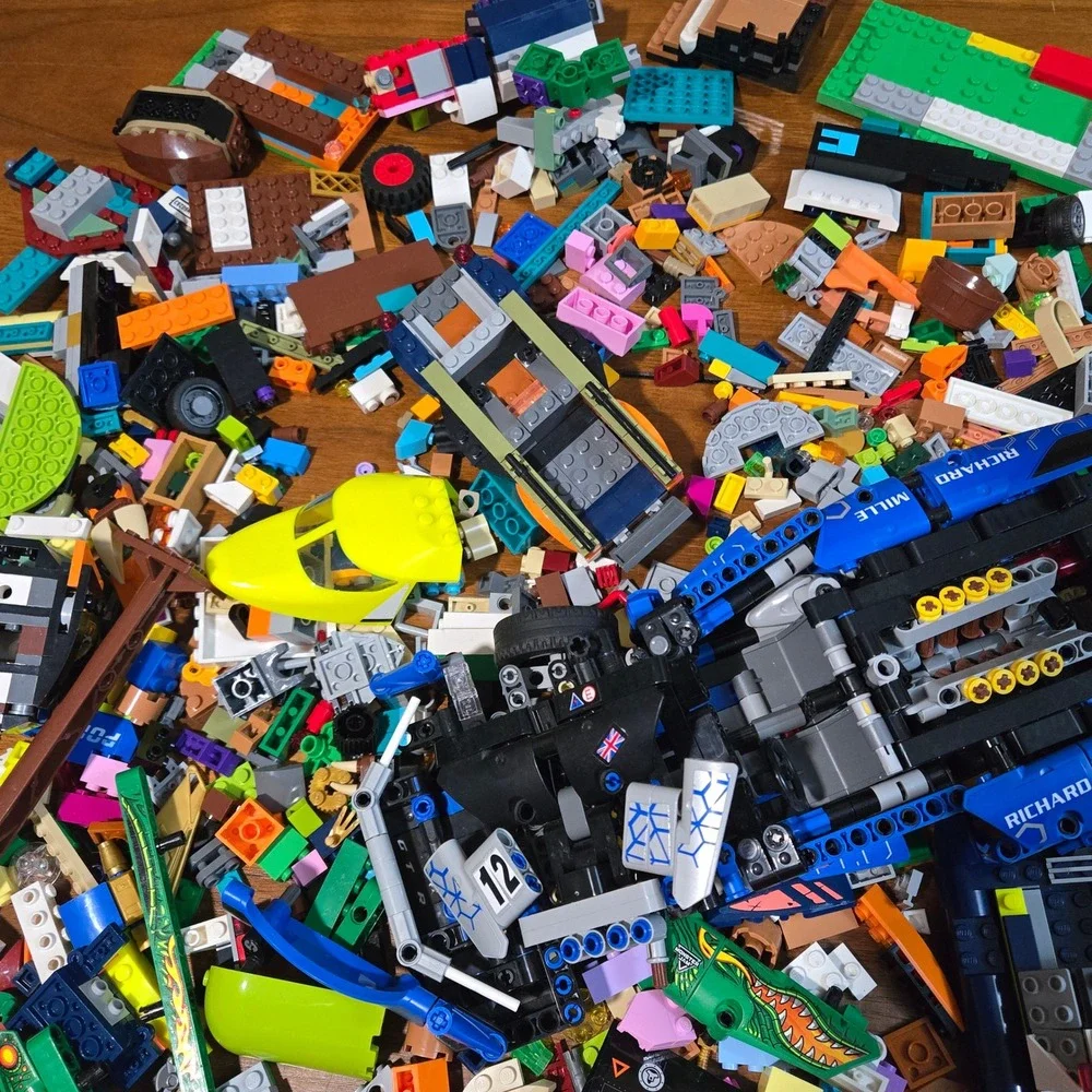Bulk Lego Bricks Lot 6lbs Assorted Technic McLaren Senna GTR Parts Mixed